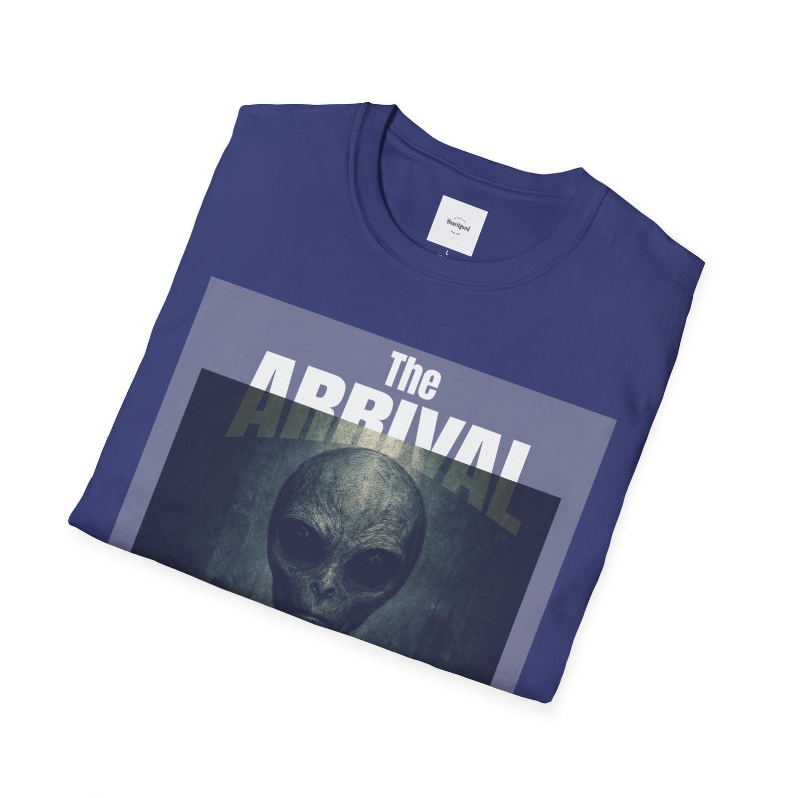 Alien Arrival-White letter Sci-Fi T-Shirt - Image 40
