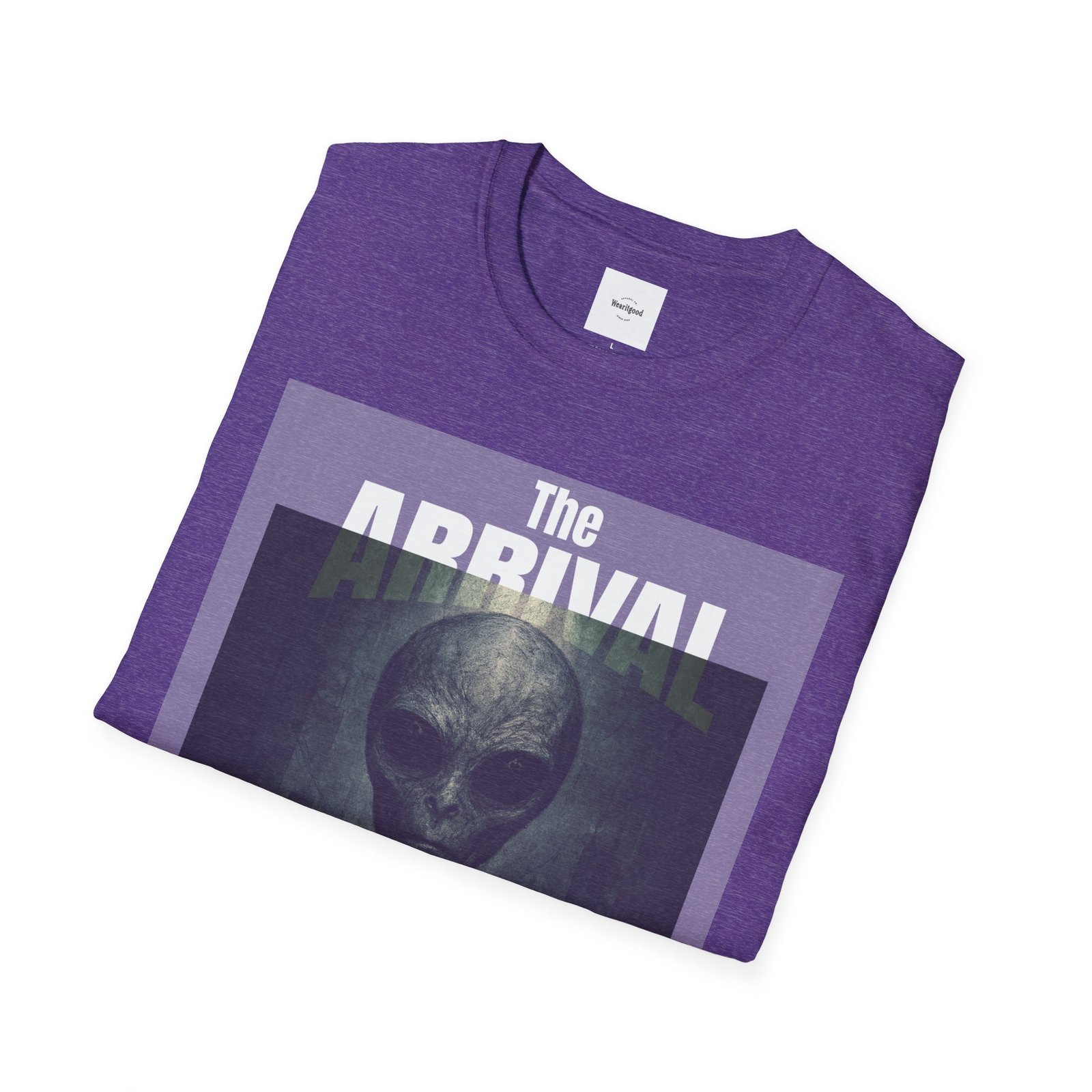 Alien Arrival-White letter Sci-Fi T-Shirt - Image 52