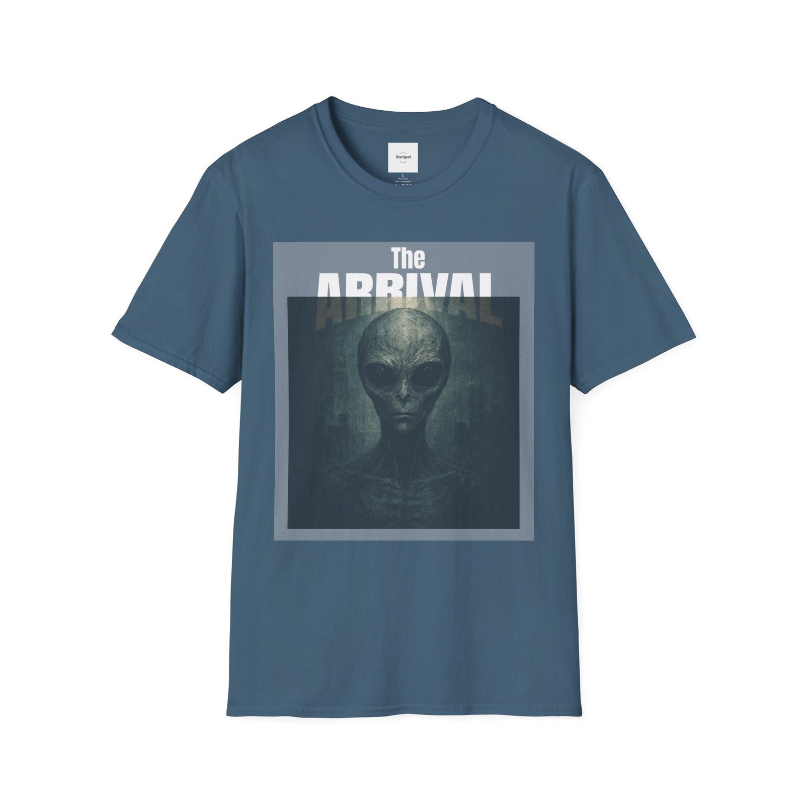 Alien Arrival-White letter Sci-Fi T-Shirt - Image 25