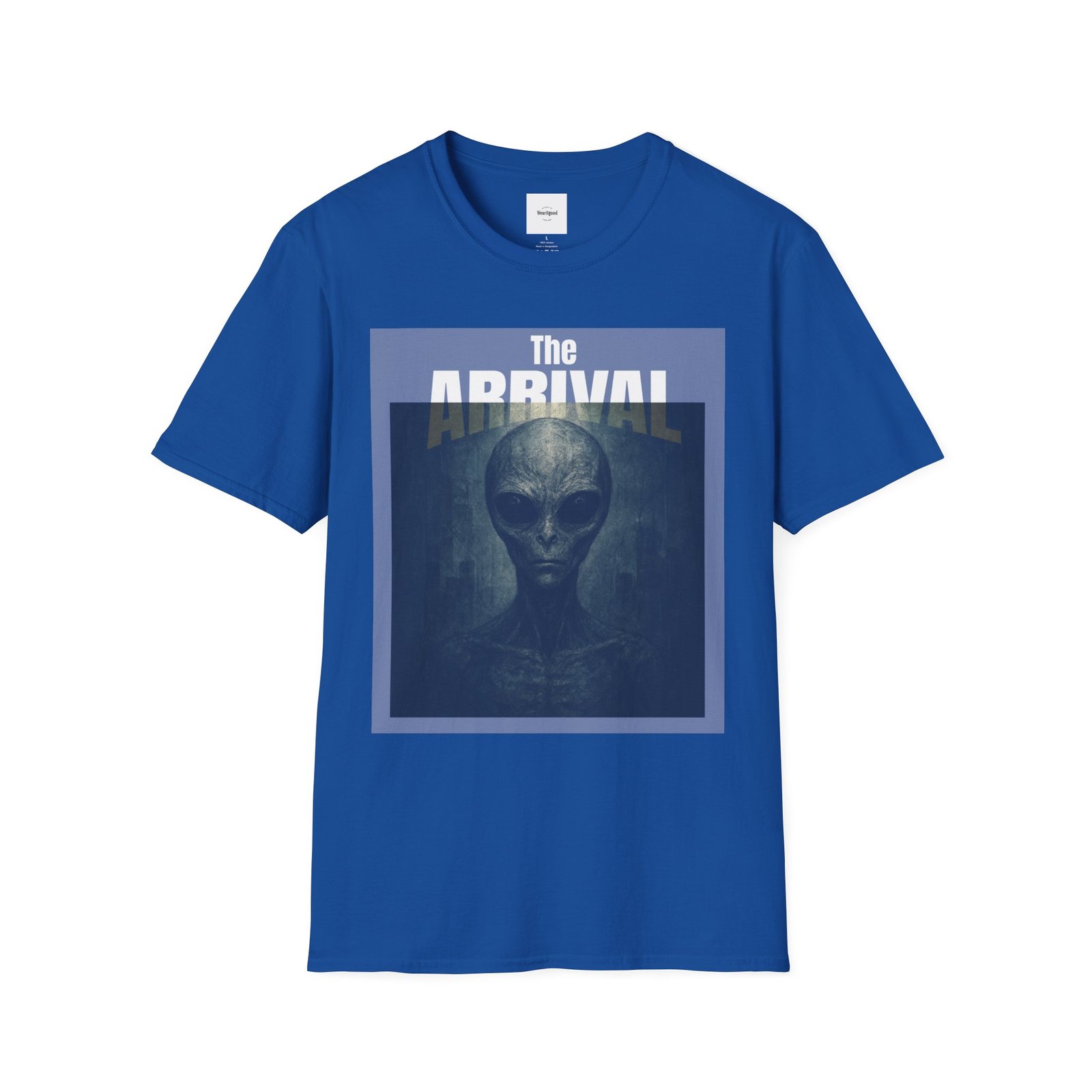 Alien Arrival-White letter Sci-Fi T-Shirt - Image 33