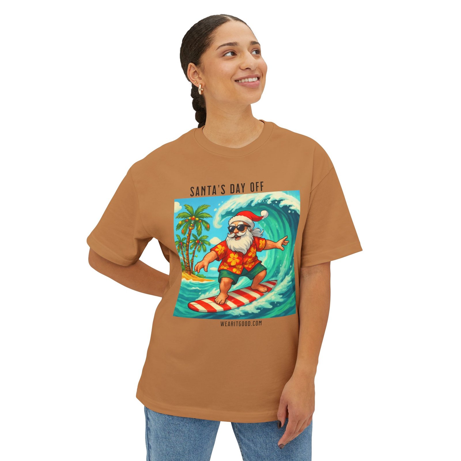 Santa's Day Off Surf Tee - Image 12