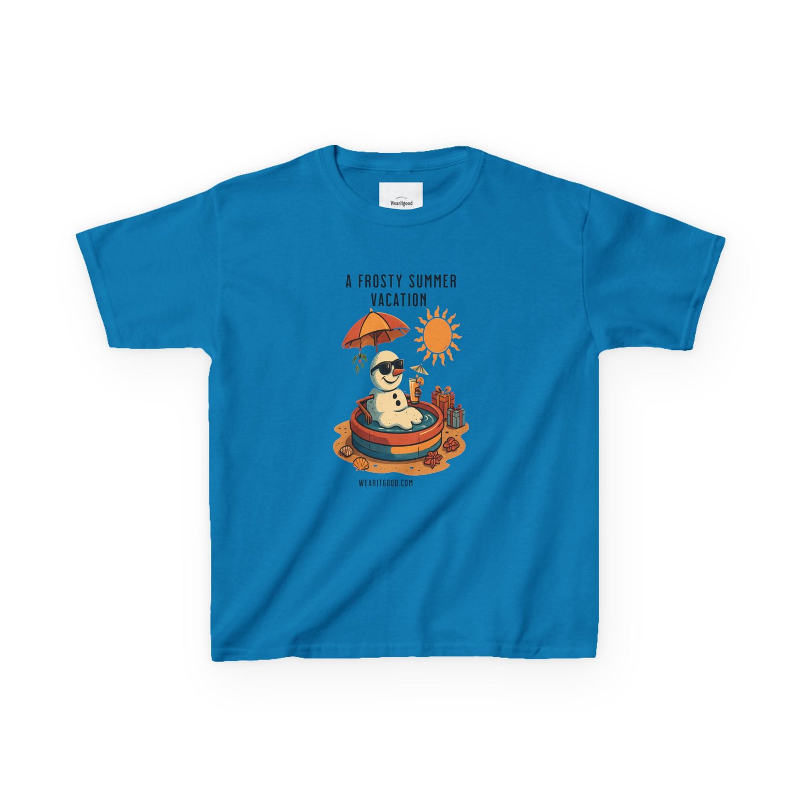 Kids T-Shirt - A Frosty Summer Vacation - Image 9