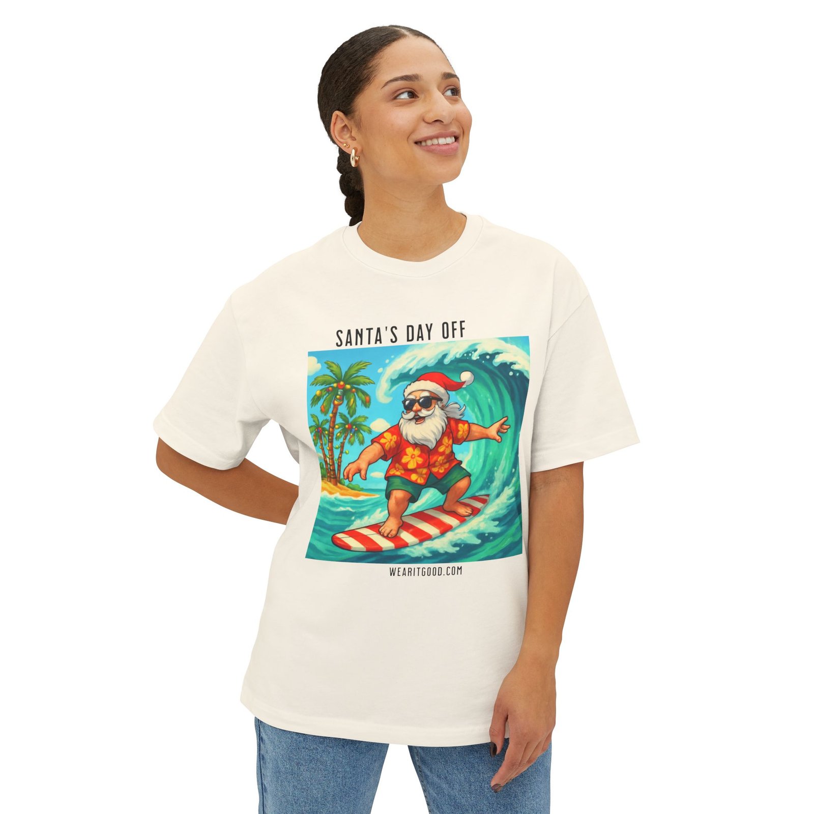 Santa's Day Off Surf Tee