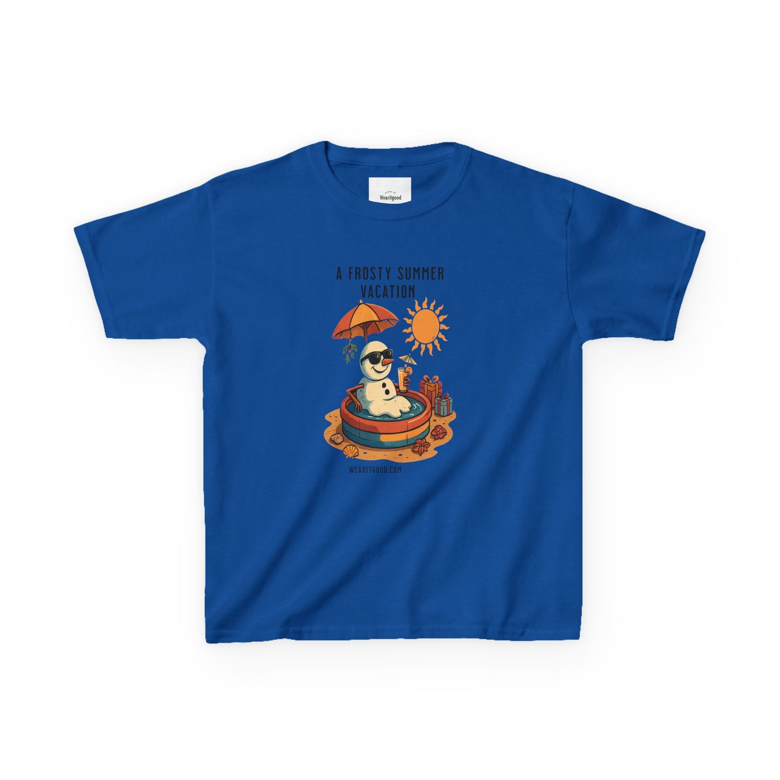 Kids T-Shirt - A Frosty Summer Vacation - Image 11
