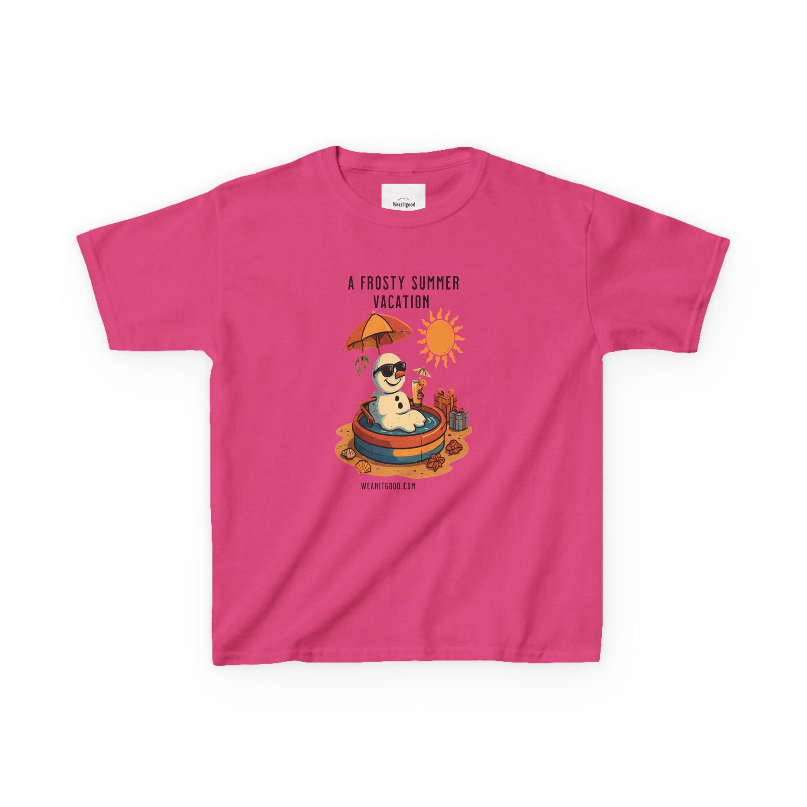 Kids T-Shirt - A Frosty Summer Vacation - Image 15