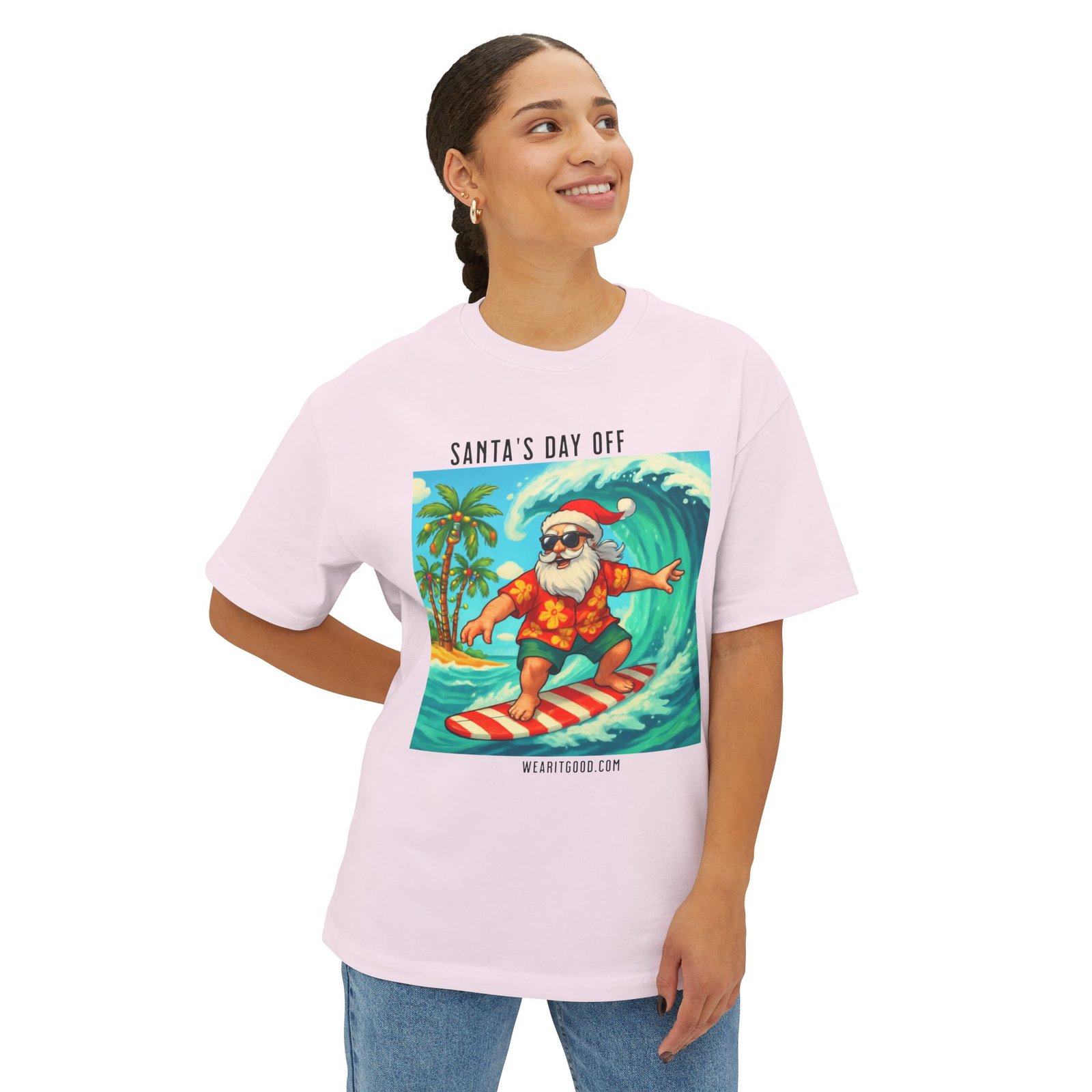 Santa's Day Off Surf Tee - Image 9