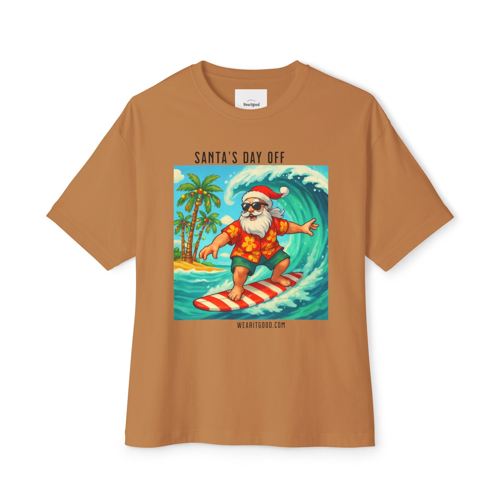 Santa's Day Off Surf Tee - Image 10