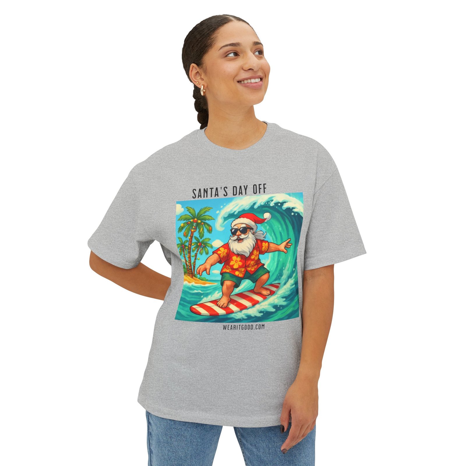Santa's Day Off Surf Tee - Image 15