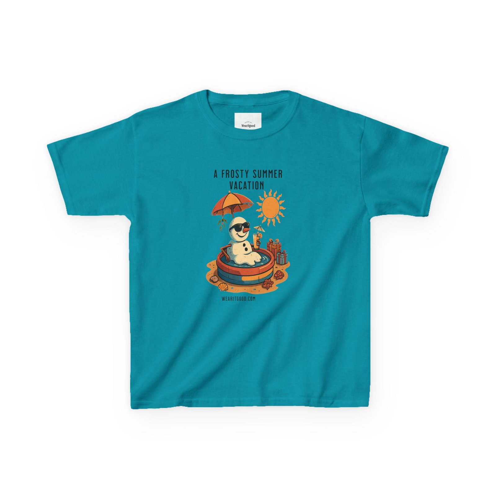Kids T-Shirt - A Frosty Summer Vacation - Image 7