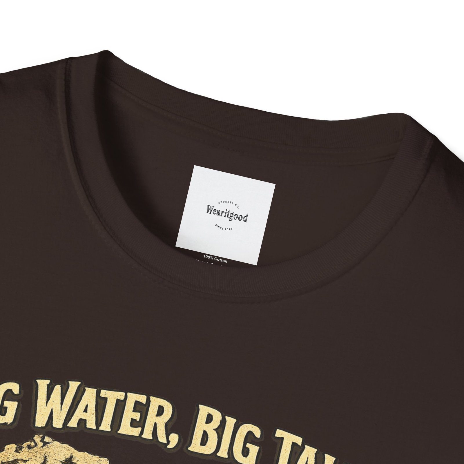 Big Water, Big Tales Fishing T-Shirt - Image 11