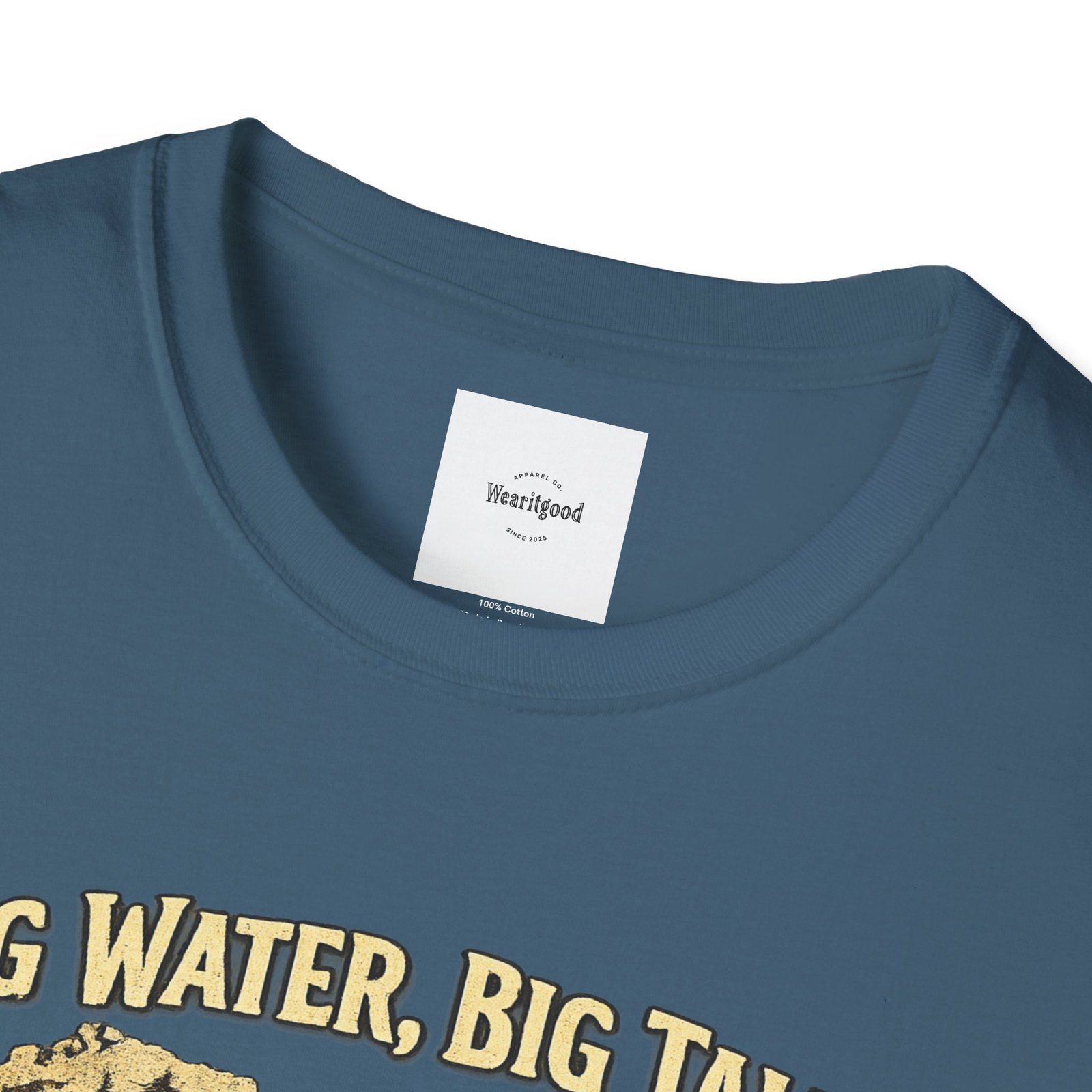 Big Water, Big Tales Fishing T-Shirt - Image 23