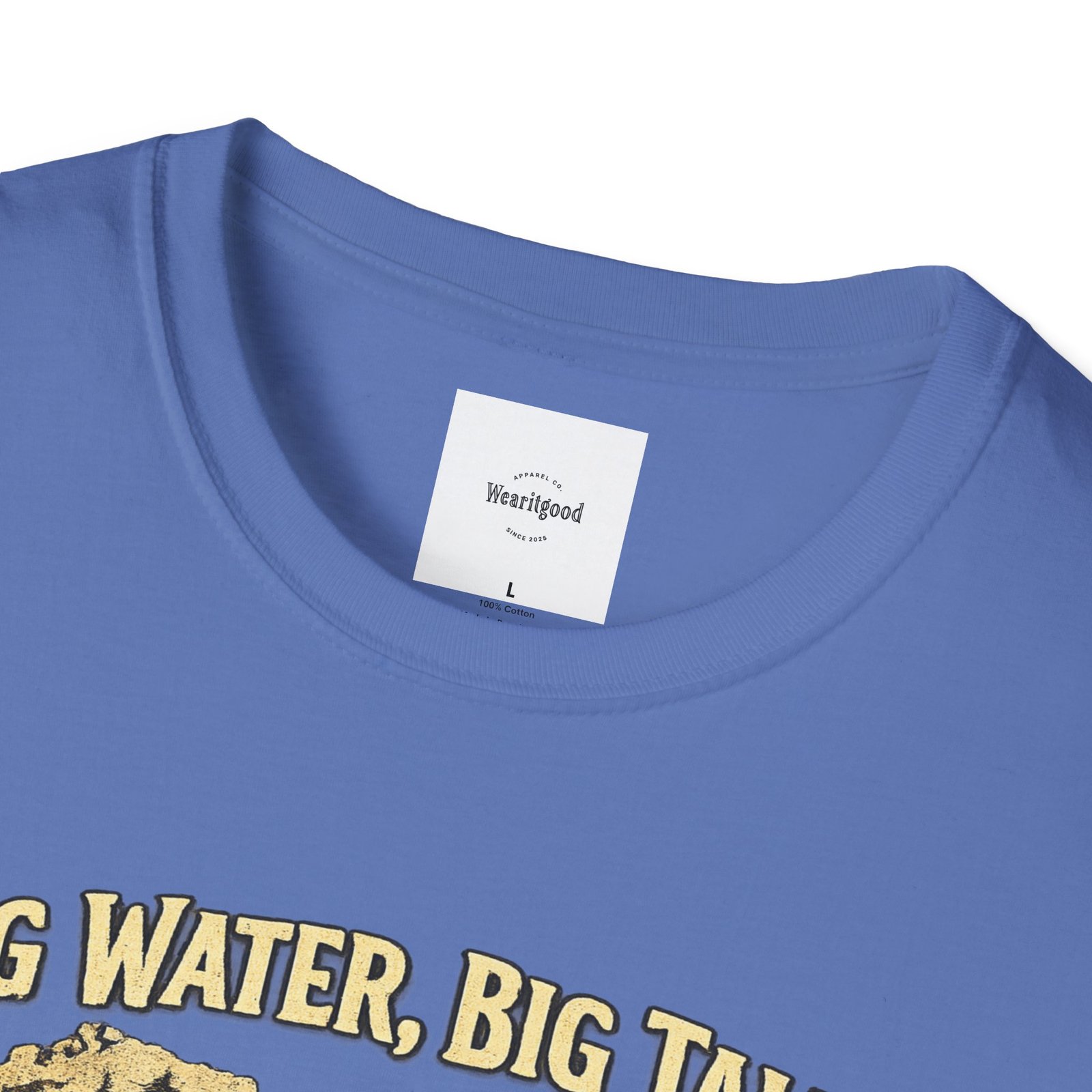 Big Water, Big Tales Fishing T-Shirt - Image 15