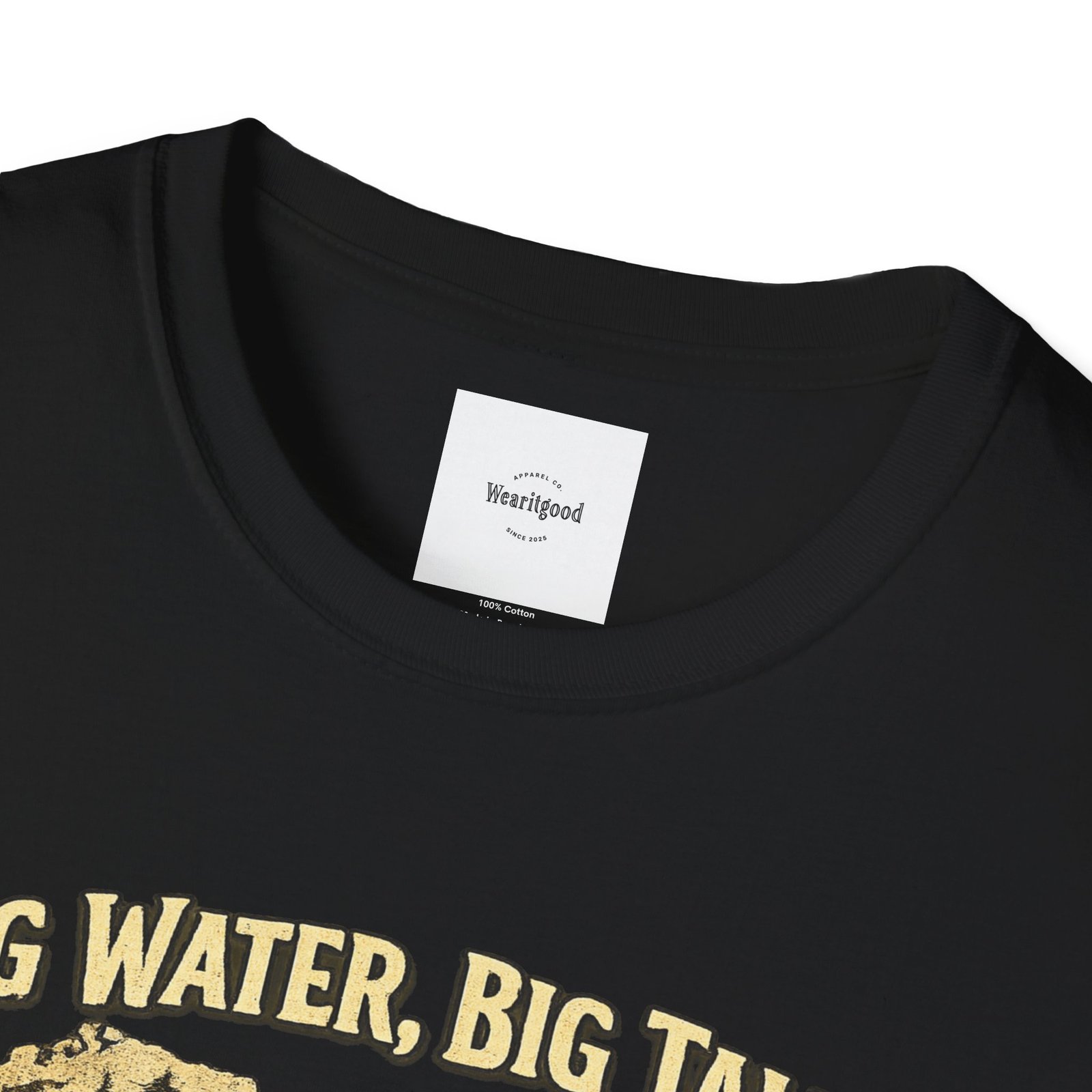 Big Water, Big Tales Fishing T-Shirt - Image 7