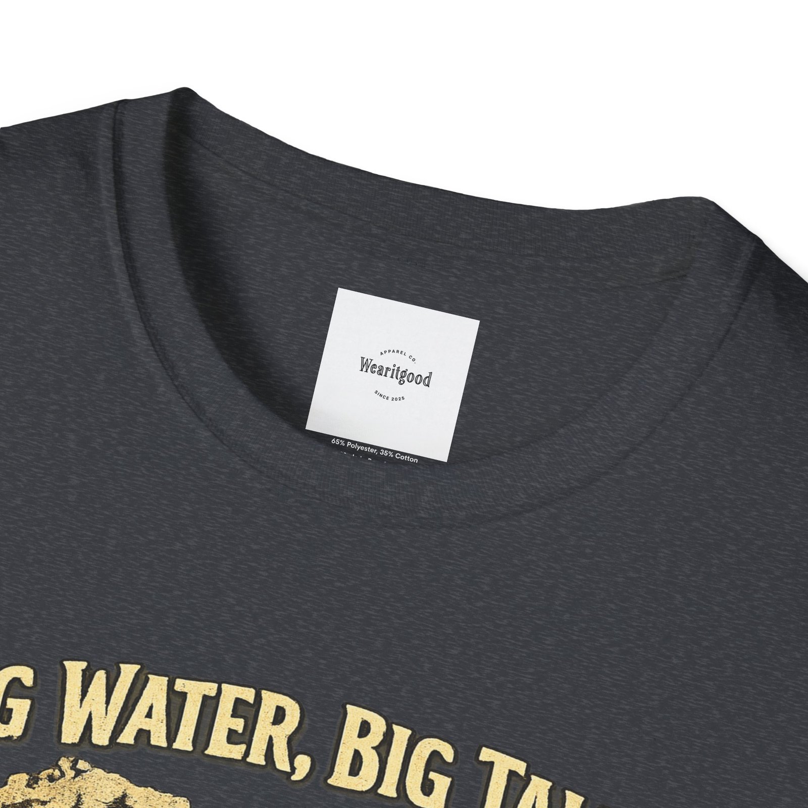 Big Water, Big Tales Fishing T-Shirt - Image 35