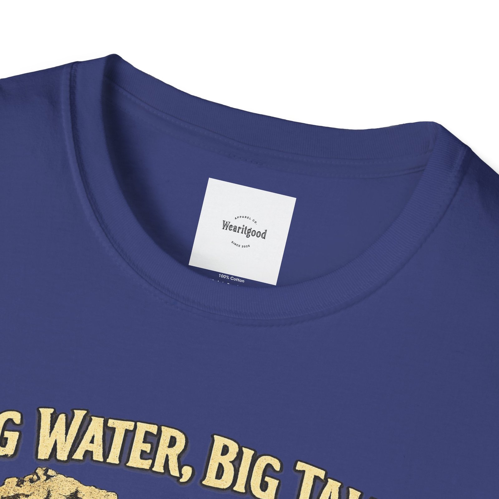 Big Water, Big Tales Fishing T-Shirt - Image 31