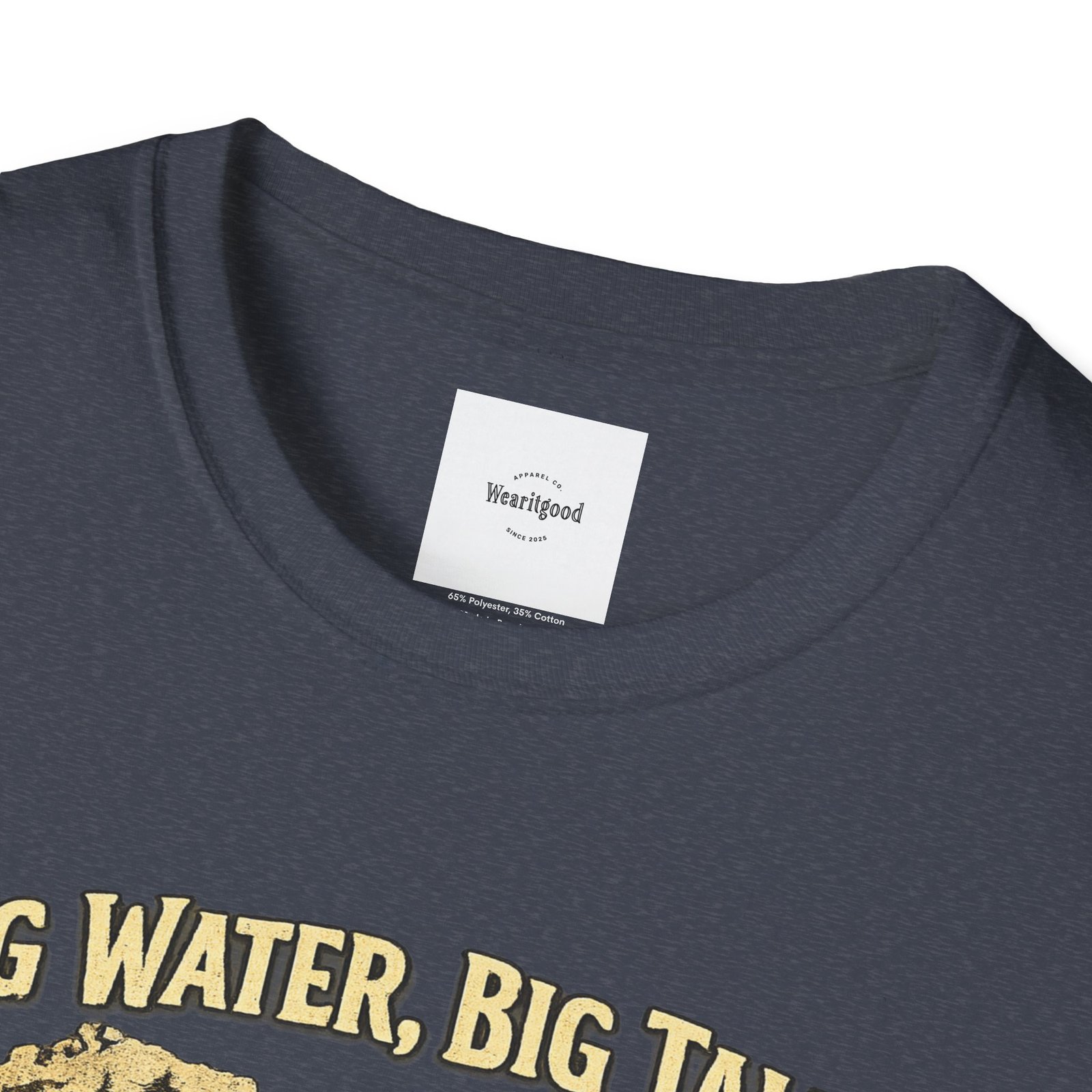 Big Water, Big Tales Fishing T-Shirt - Image 43