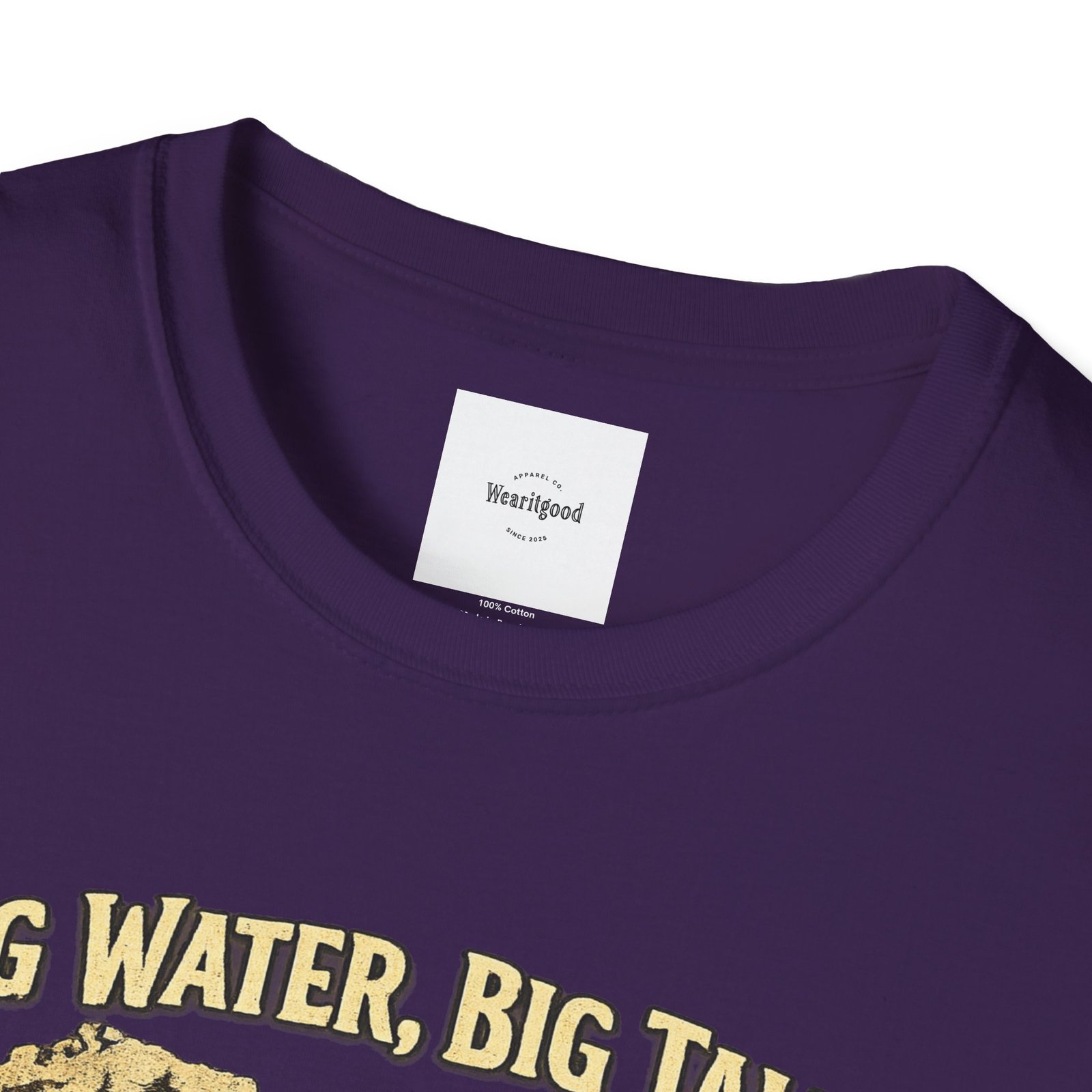 Big Water, Big Tales Fishing T-Shirt - Image 51