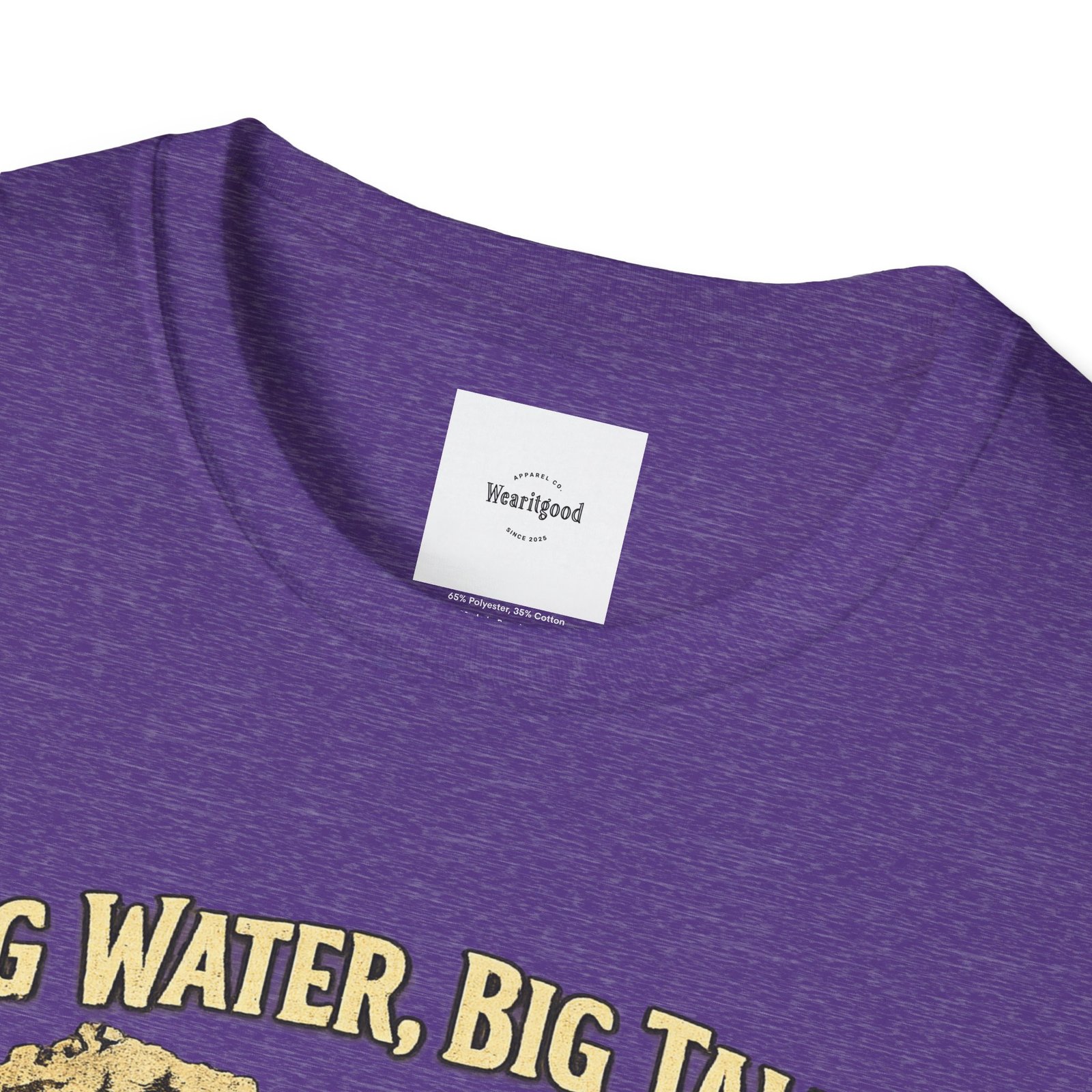 Big Water, Big Tales Fishing T-Shirt - Image 47