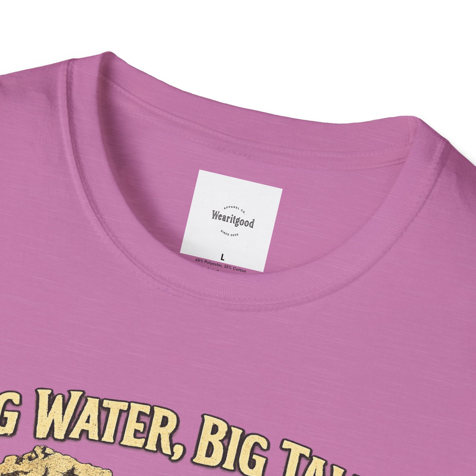 Big Water, Big Tales Fishing T-Shirt - Image 55
