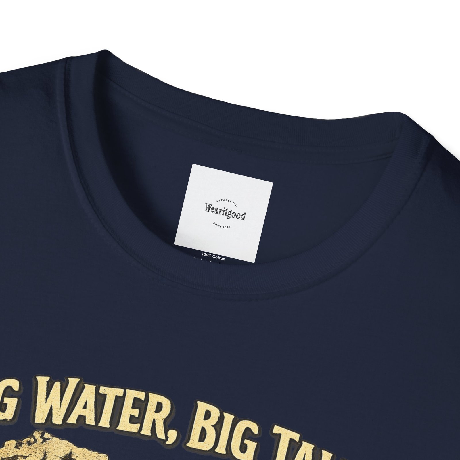 Big Water, Big Tales Fishing T-Shirt - Image 39